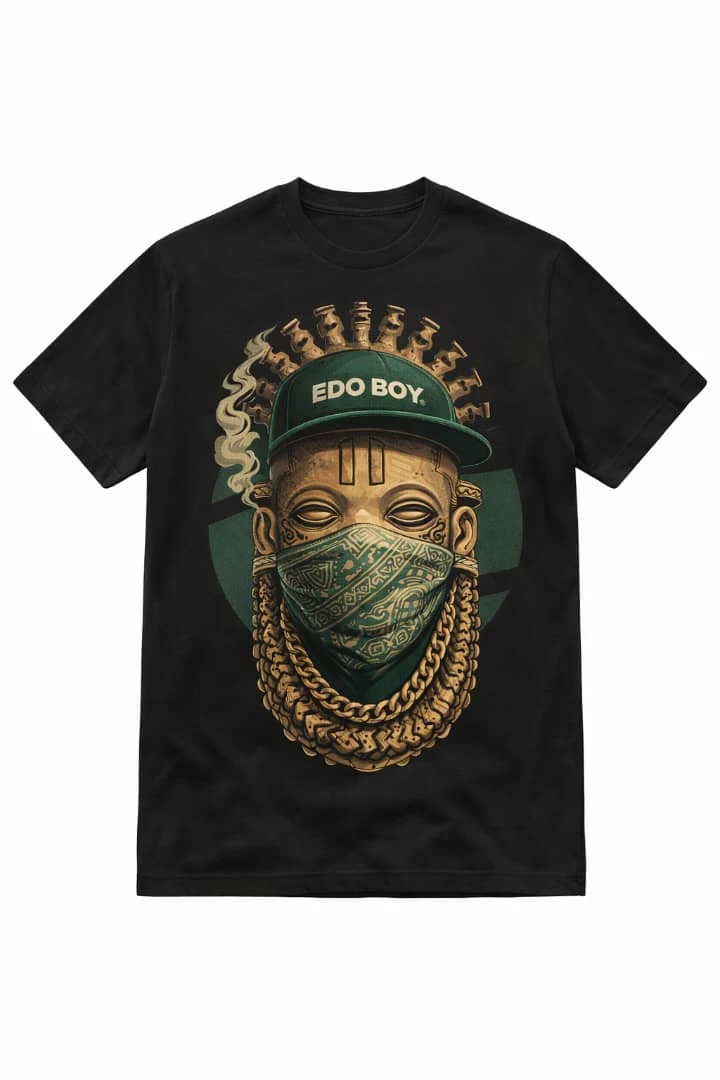 Nedo Black Tshirts with Green Nedobreed